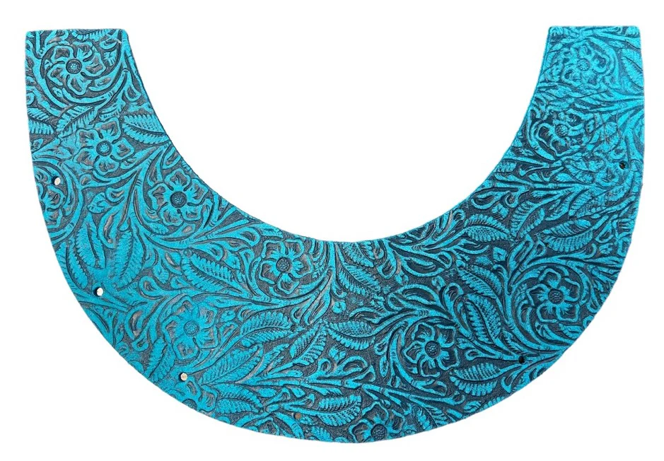 Suede Floral Top Bib - Image 3