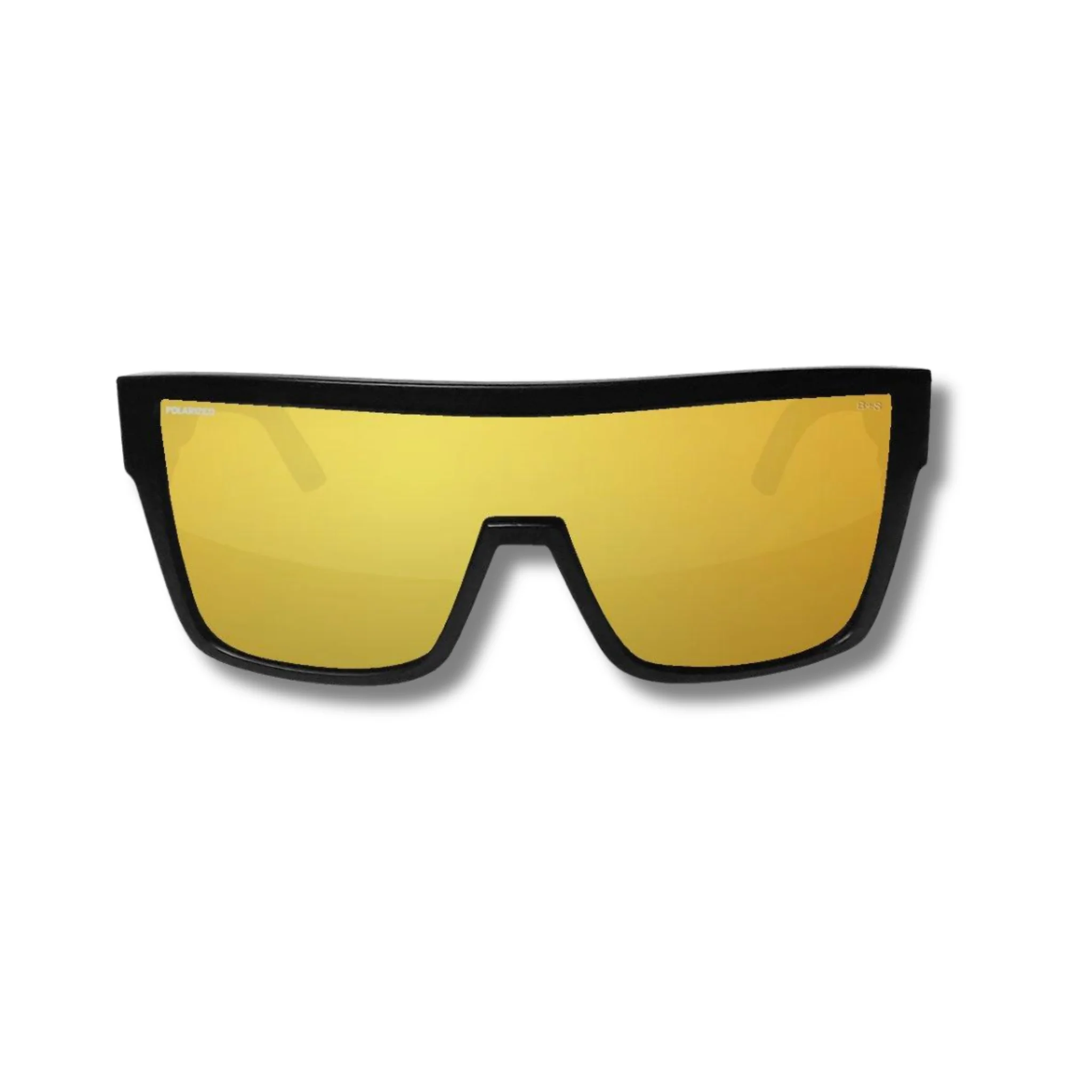 Bomber Eyewear - BUZZ Safety Polarized Gold Mirror - Image 3
