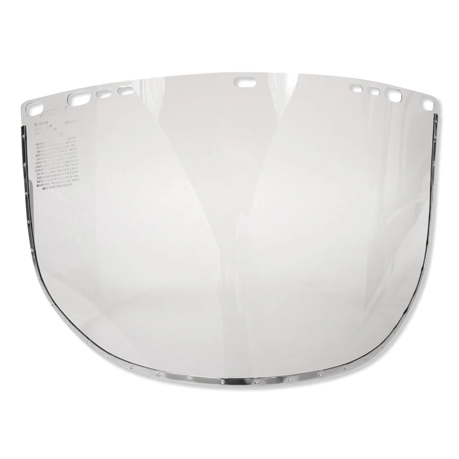 F30 Acetate Face Shield, 34-40 Acetate, Clear, 15-1/2 in x 9 in
