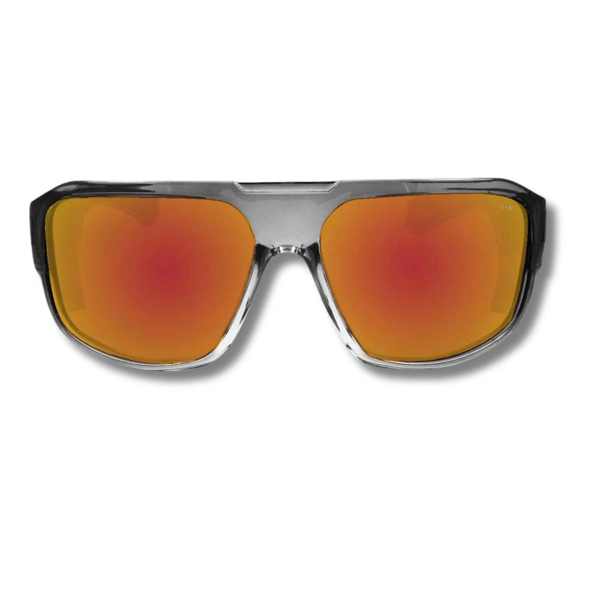 Bomber Eyewear - MEGA SAFETY Red Mirror Crystal - Image 2