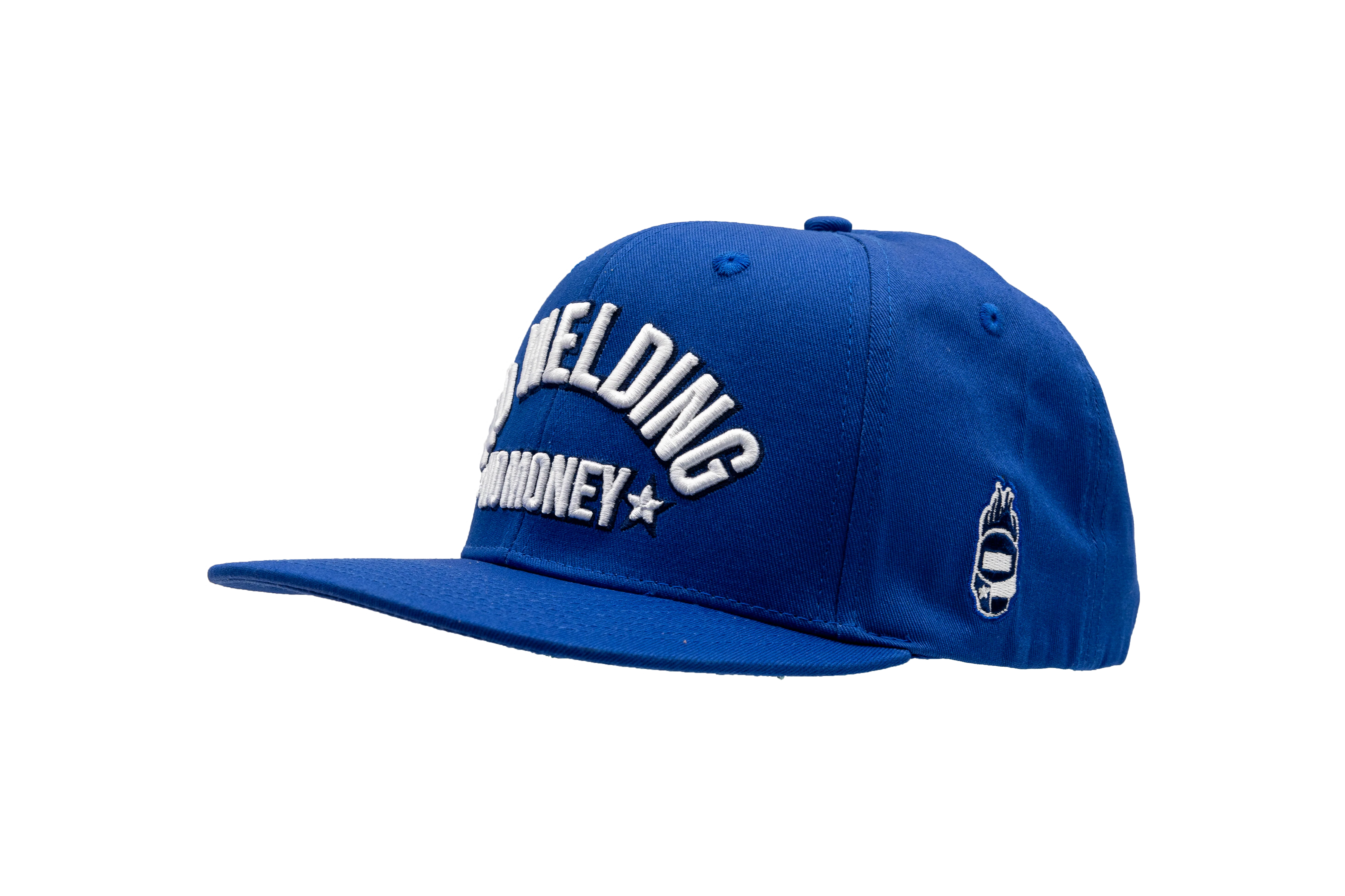 No Welding No Money Blue Hat - Image 3