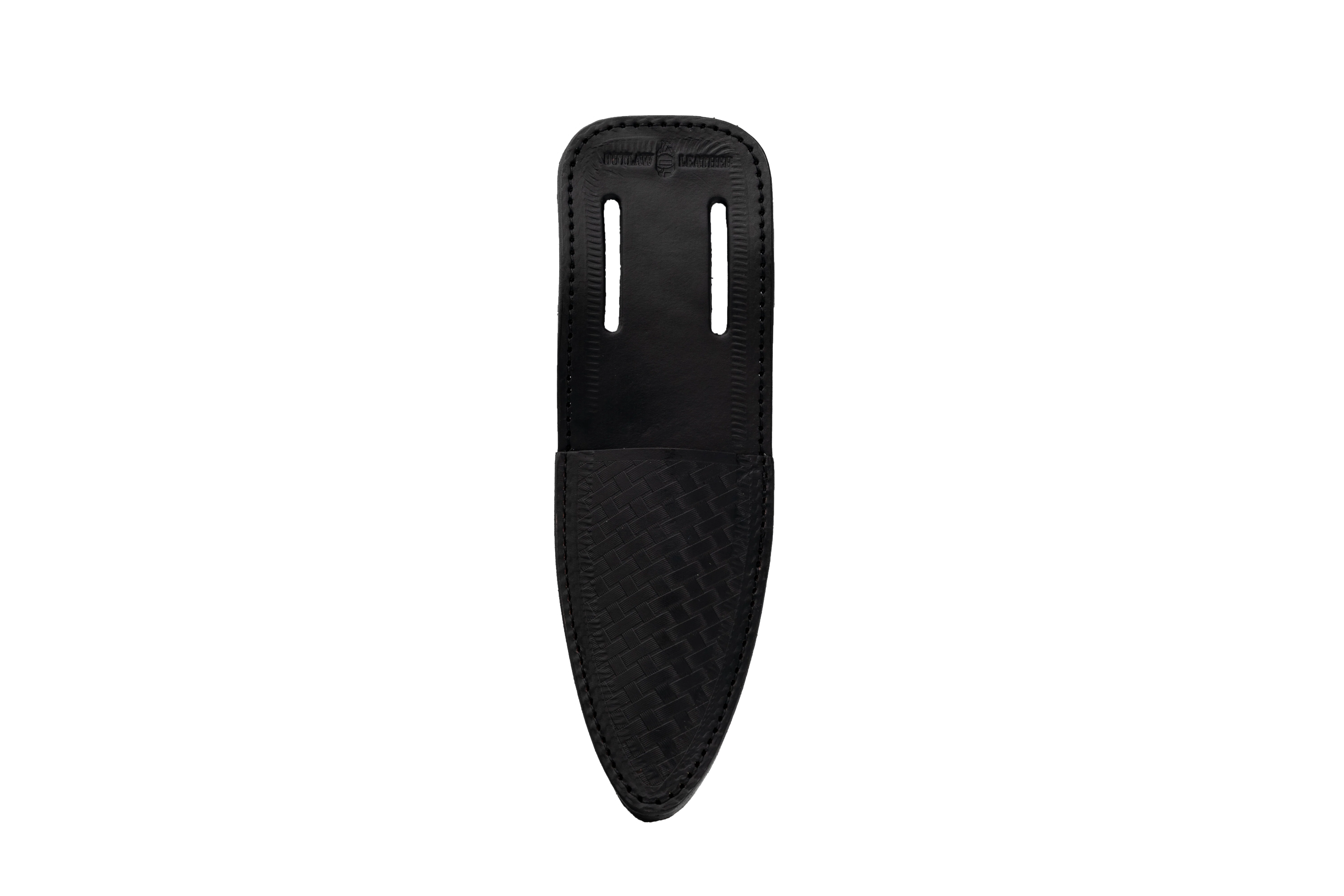 OUTLAW LEATHER - BASKETWEAVE BLACK TOOL POUCHES - Image 4