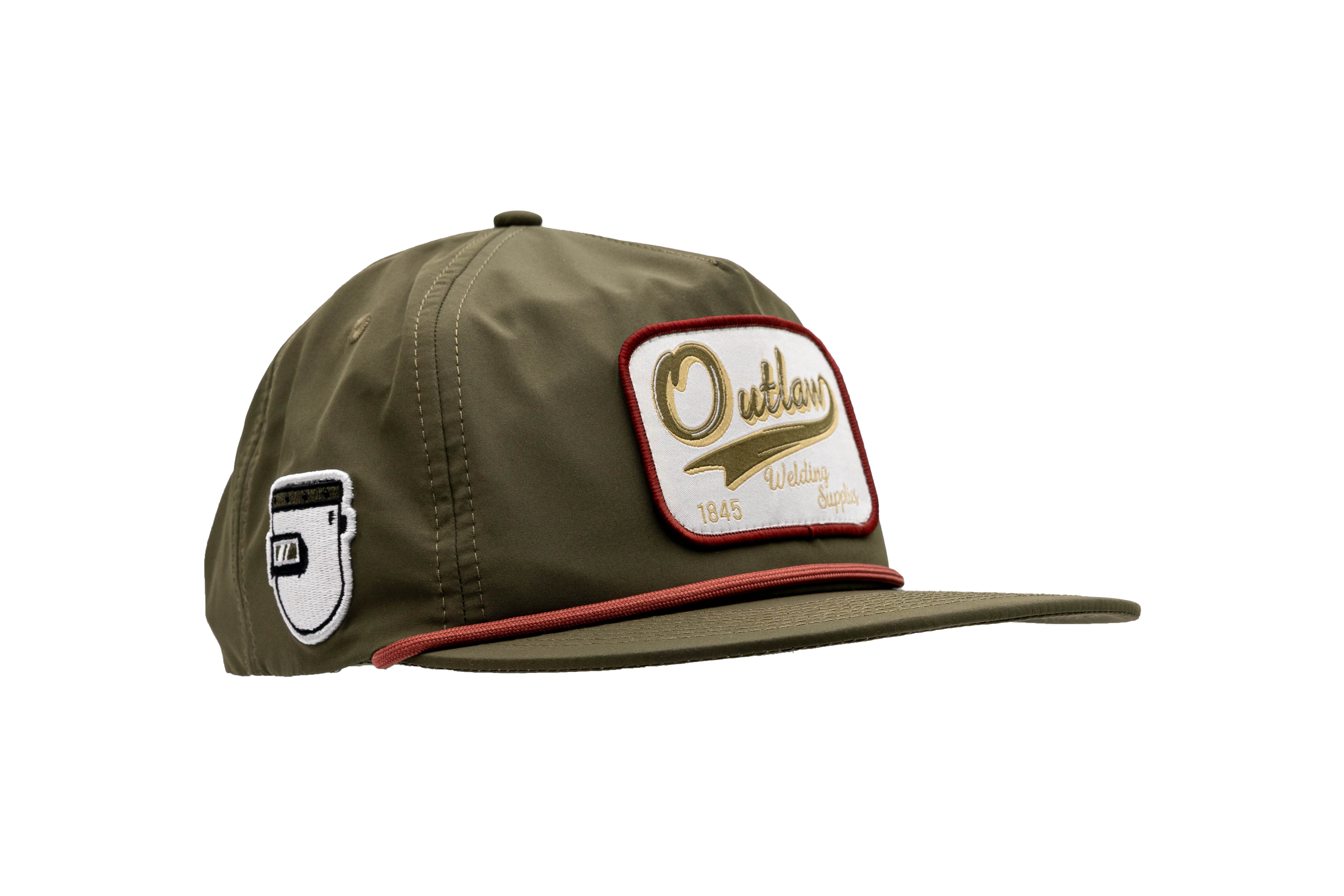 Outlaw Welding Supply Hat - Green - Image 2
