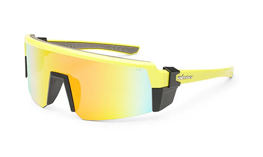 SMOKE Safety - Red Mirror Hi Vis Yellow