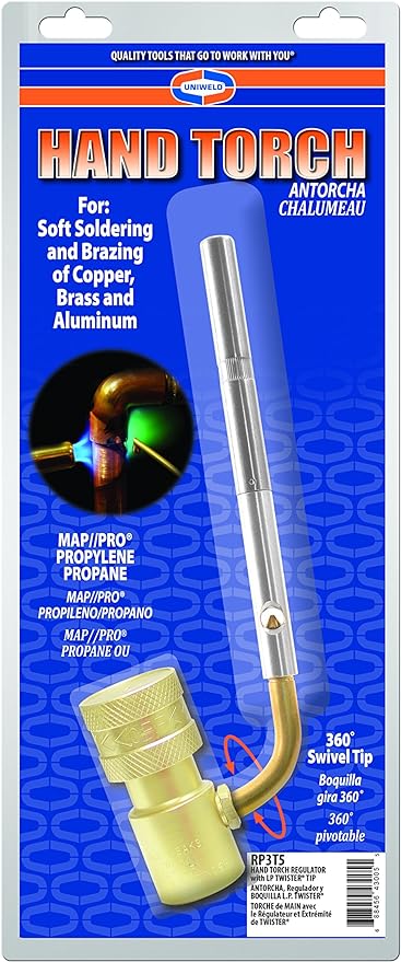 Uniweld RP3T5 Hand Torch with LP Twister Tip